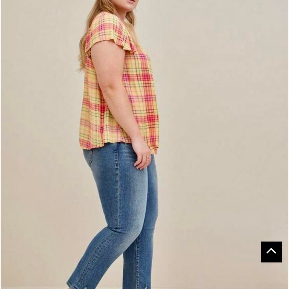 Torrid Smocked Crewneck Blouse